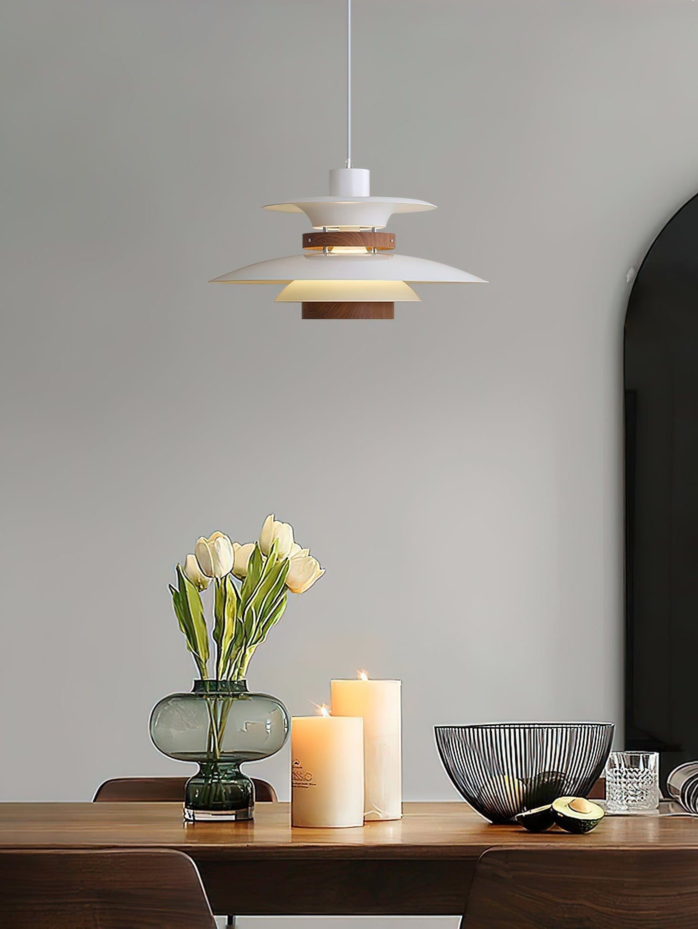 Mercero Pendant Light – Elegant LED Hanging Lamp with Classic Design