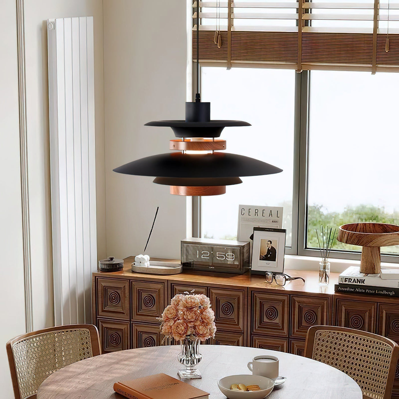 Mercero Swing Arm Pendant Light – Scandinavian-Inspired Adjustable Hanging Lamp