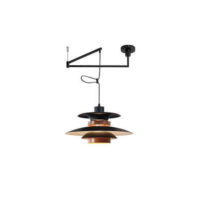 Mercero Swing Arm Pendant Light – Scandinavian-Inspired Adjustable Hanging Lamp