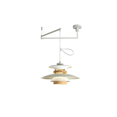 Mercero Swing Arm Pendant Light – Scandinavian-Inspired Adjustable Hanging Lamp