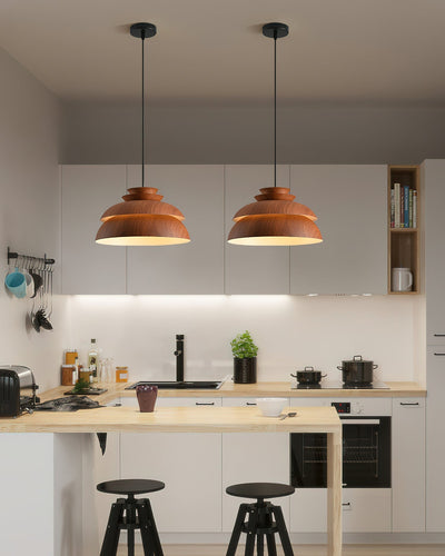 Midori Pendant Light – Elegant Aluminium Hanging Lamp with Natural Aesthetic