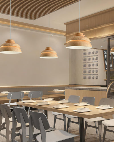Midori Pendant Light – Elegant Aluminium Hanging Lamp with Natural Aesthetic