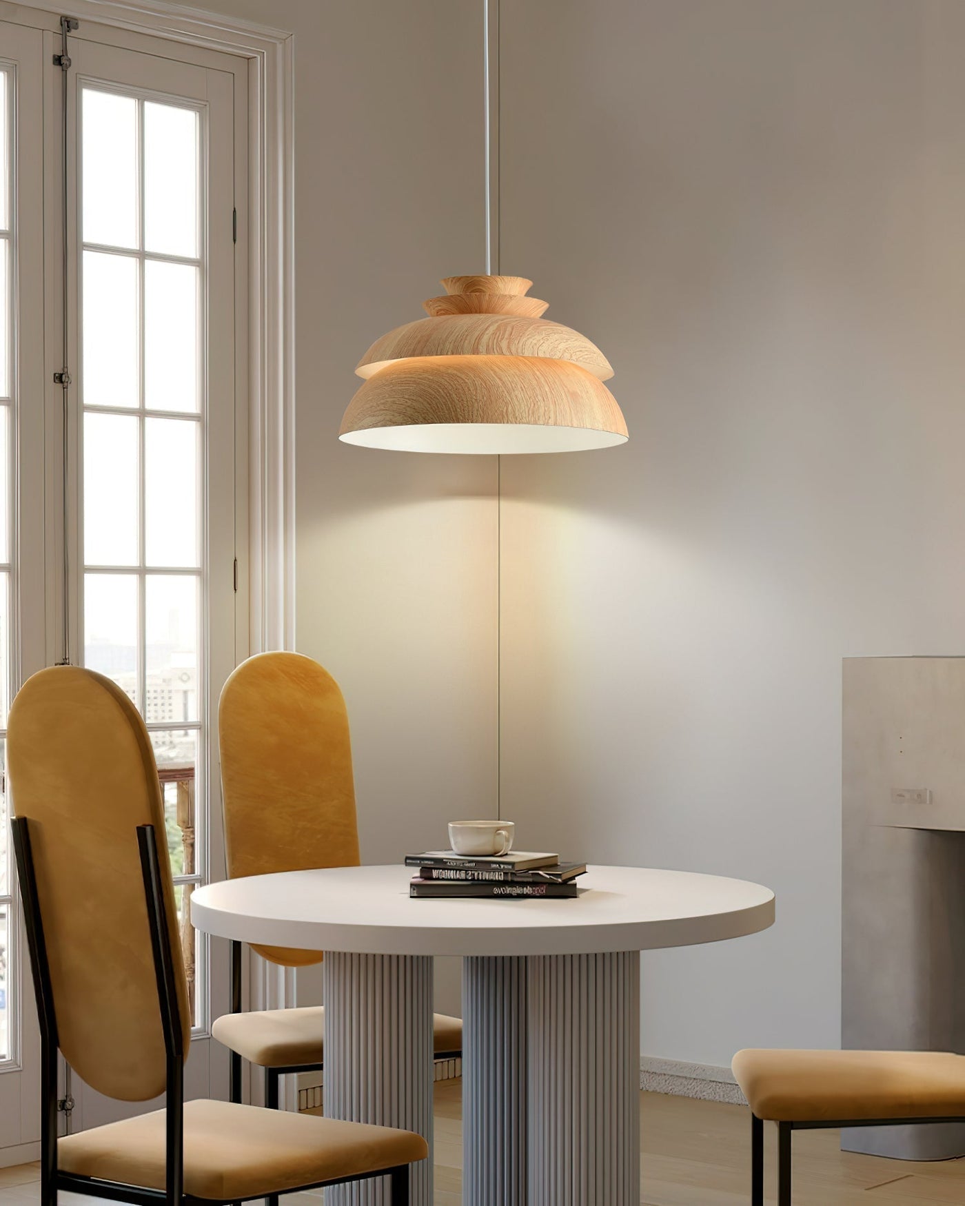 Midori Pendant Light – Elegant Aluminium Hanging Lamp with Natural Aesthetic