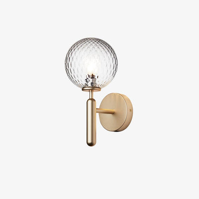 Scandiluxe Minimalist Wall Light – Elegant Brass & Glass Scandinavian Design