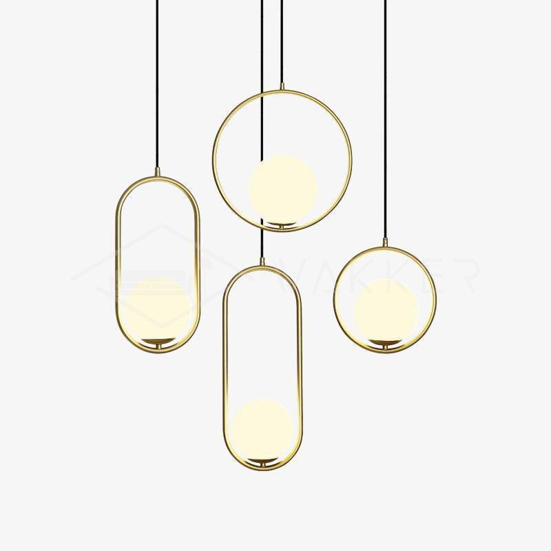 Mila Pendant Light – Sleek Glass & Metal Hanging Lamp for Modern Interiors
