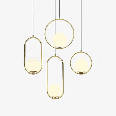 Mila Pendant Light – Sleek Glass & Metal Hanging Lamp for Modern Interiors