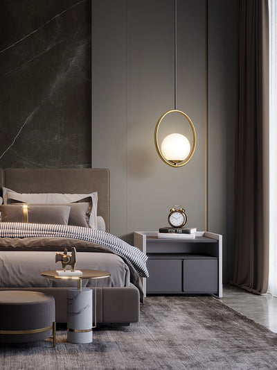 Mila Pendant Light – Sleek Glass & Metal Hanging Lamp for Modern Interiors