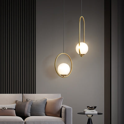 Mila Pendant Light – Sleek Glass & Metal Hanging Lamp for Modern Interiors