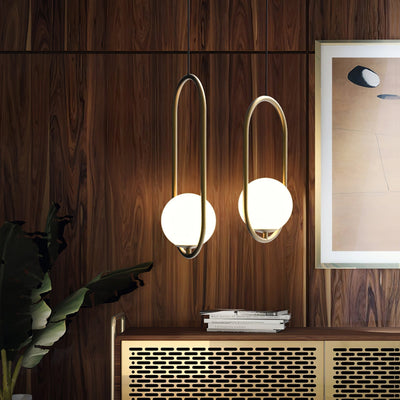 Mila Pendant Light – Sleek Glass & Metal Hanging Lamp for Modern Interiors