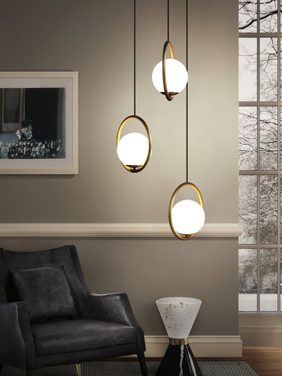 Mila Pendant Light – Sleek Glass & Metal Hanging Lamp for Modern Interiors