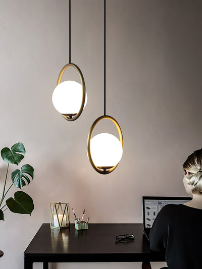 Mila Pendant Light – Sleek Glass & Metal Hanging Lamp for Modern Interiors