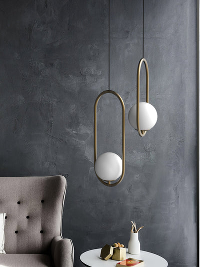Mila Pendant Light – Sleek Glass & Metal Hanging Lamp for Modern Interiors