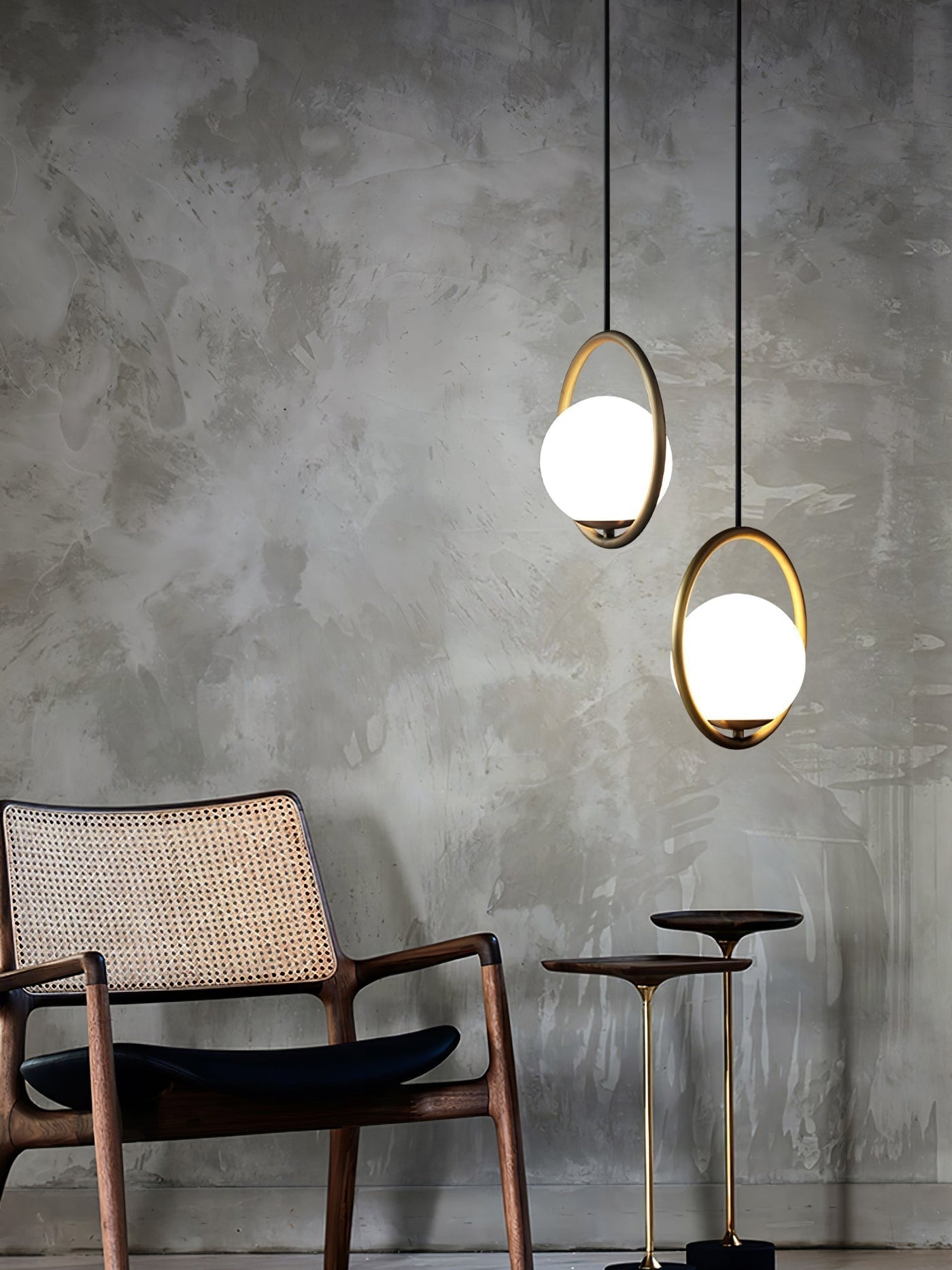 Mila Pendant Light – Sleek Glass & Metal Hanging Lamp for Modern Interiors