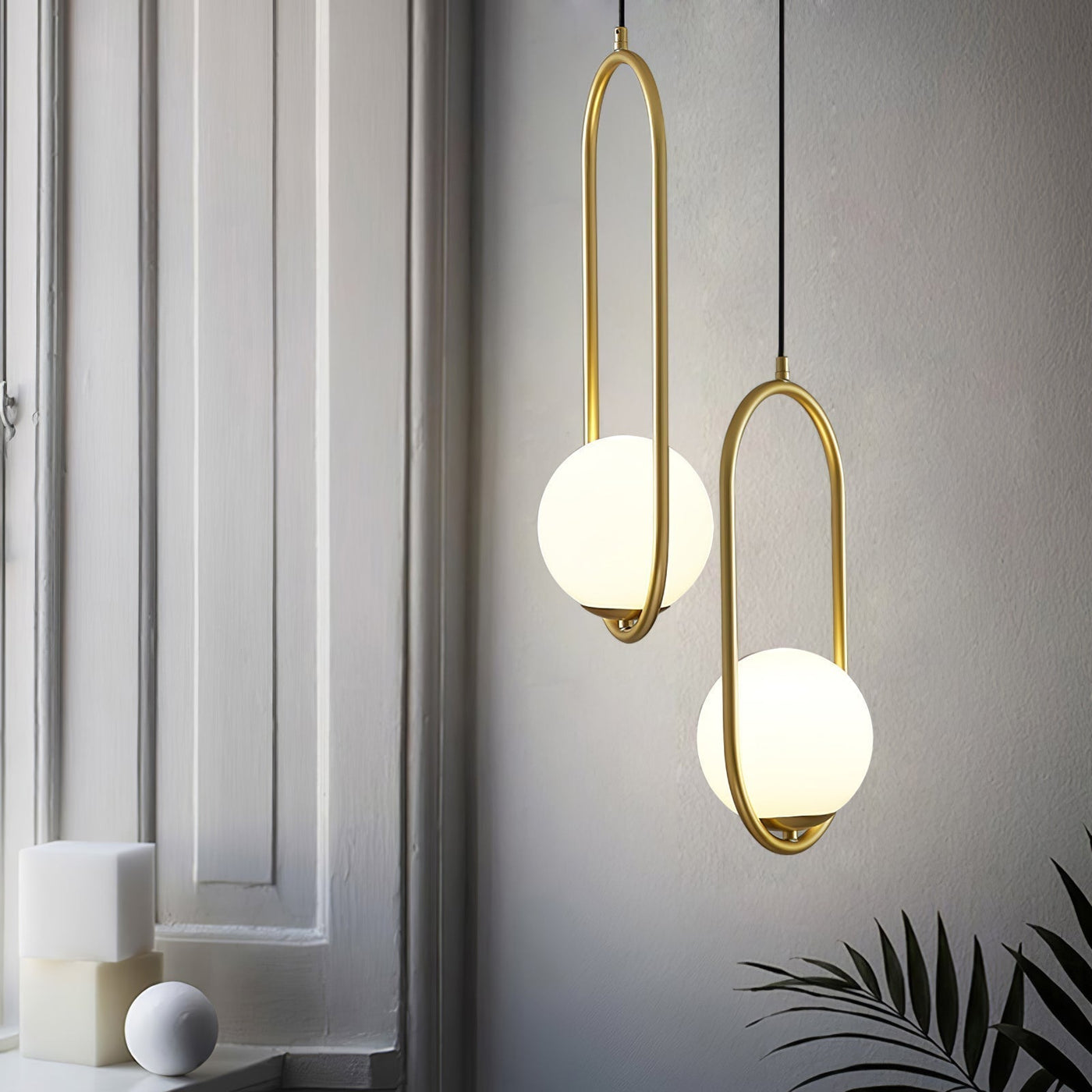 Mila Pendant Light – Sleek Glass & Metal Hanging Lamp for Modern Interiors