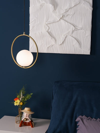 Mila Pendant Light – Sleek Glass & Metal Hanging Lamp for Modern Interiors