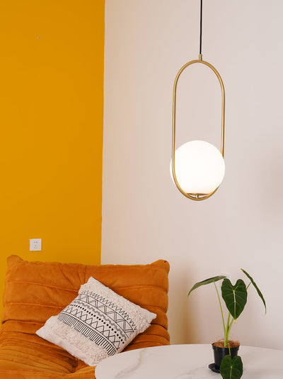 Mila Pendant Light – Sleek Glass & Metal Hanging Lamp for Modern Interiors