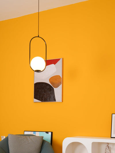 Mila Pendant Light – Sleek Glass & Metal Hanging Lamp for Modern Interiors