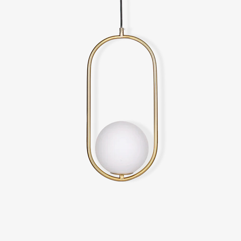 Mila Pendant Light – Sleek Glass & Metal Hanging Lamp for Modern Interiors