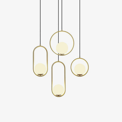 Mila Pendant Light – Sleek Glass & Metal Hanging Lamp for Modern Interiors