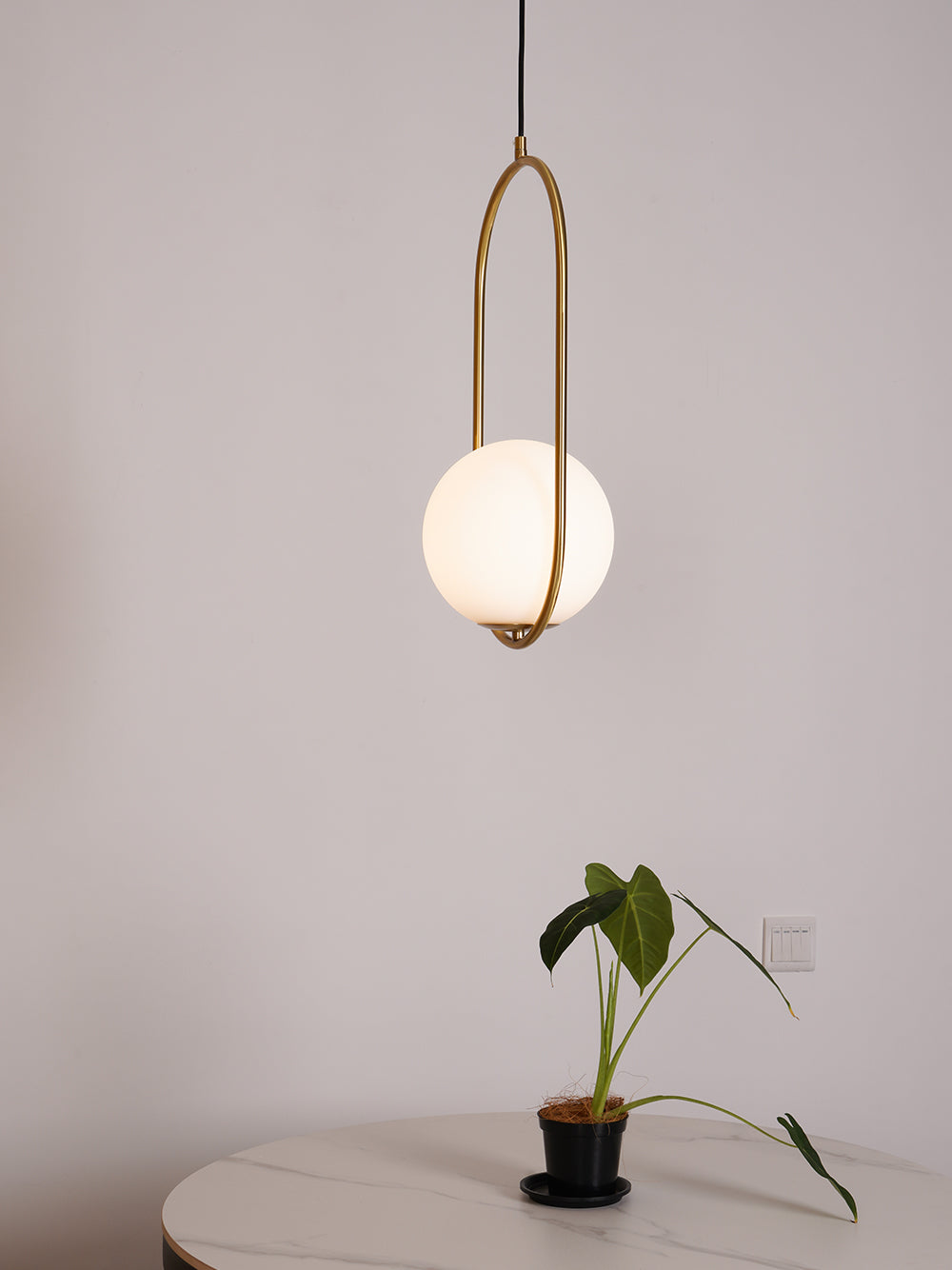 Mila Pendant Light – Sleek Glass & Metal Hanging Lamp for Modern Interiors