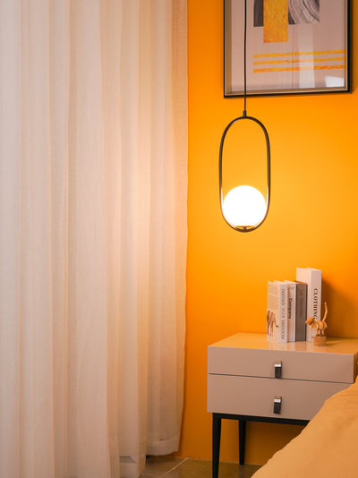 Mila Pendant Light – Sleek Glass & Metal Hanging Lamp for Modern Interiors