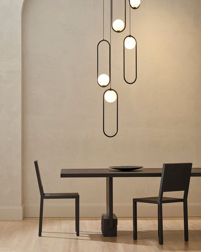 Mila Pendant Light – Sleek Glass & Metal Hanging Lamp for Modern Interiors