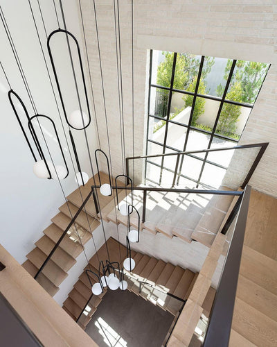Mila Pendant Light – Sleek Glass & Metal Hanging Lamp for Modern Interiors