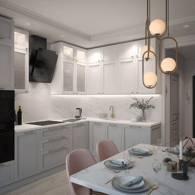 Mila Pendant Light – Sleek Glass & Metal Hanging Lamp for Modern Interiors