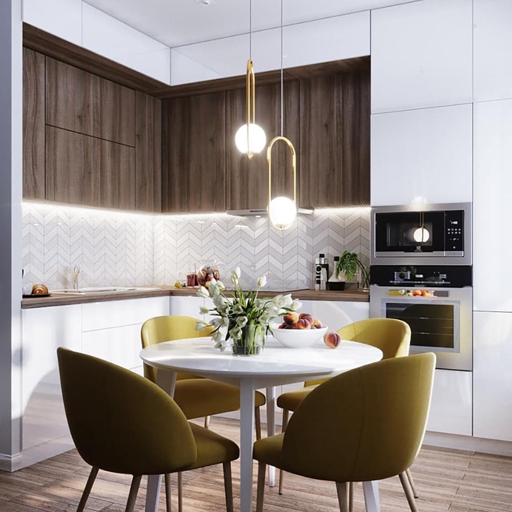 Mila Pendant Light – Sleek Glass & Metal Hanging Lamp for Modern Interiors