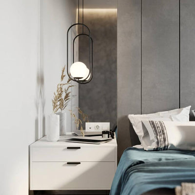 Mila Pendant Light – Sleek Glass & Metal Hanging Lamp for Modern Interiors