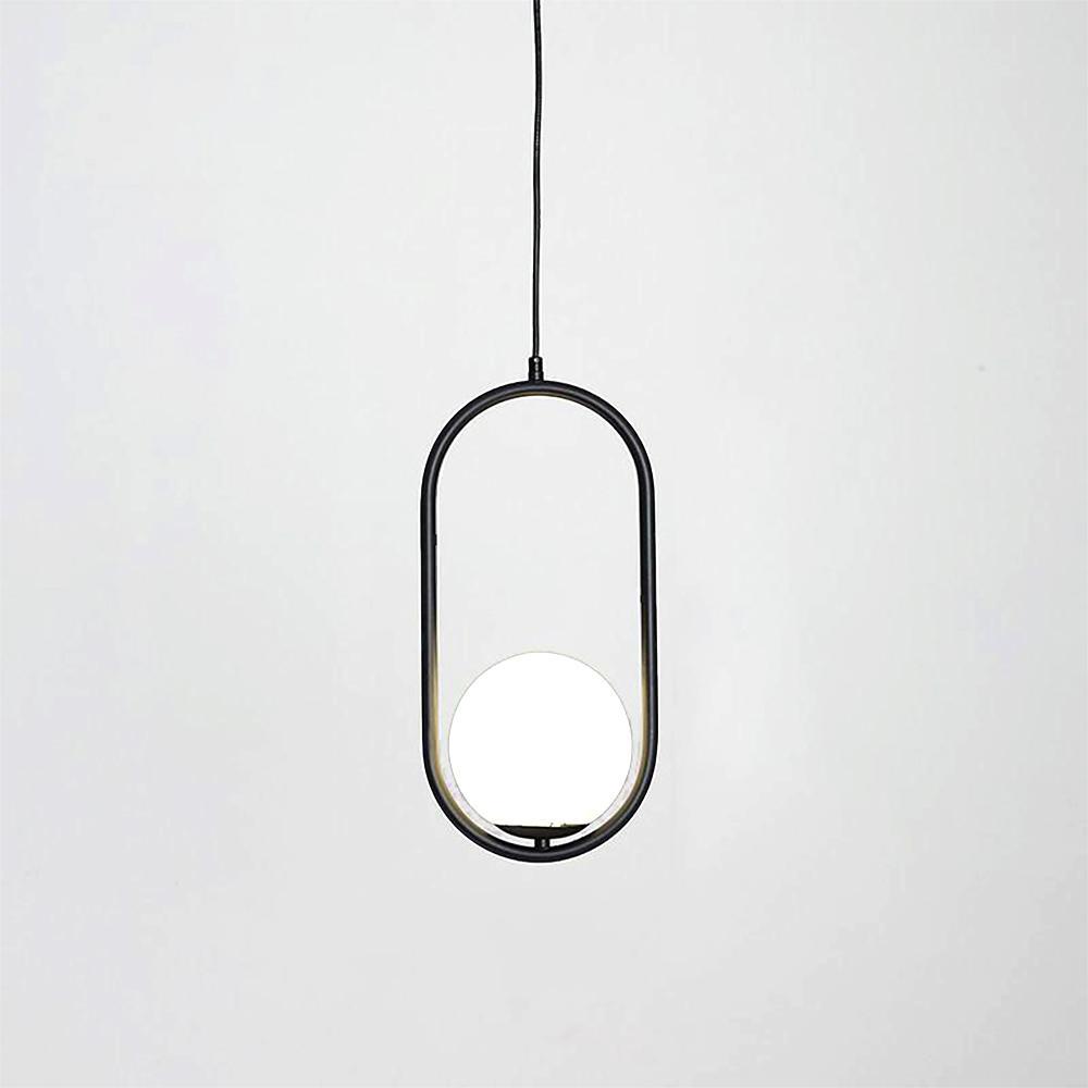 Mila Pendant Light – Sleek Glass & Metal Hanging Lamp for Modern Interiors