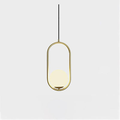 Mila Pendant Light – Sleek Glass & Metal Hanging Lamp for Modern Interiors
