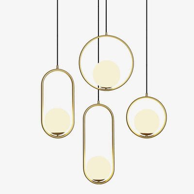 Mila Pendant Light – Sleek Glass & Metal Hanging Lamp for Modern Interiors