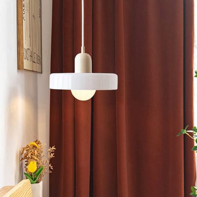 Bauhaus Pendant Light – A Timeless Fusion of Stained Glass & Modern Functionality