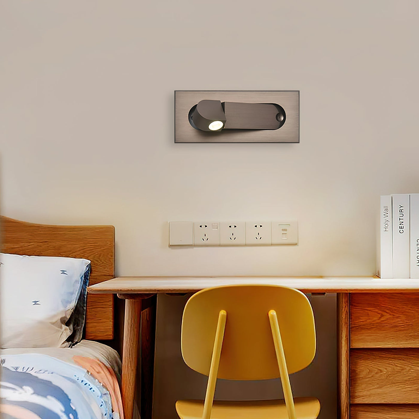 Modern LED Bedside Reading Light – Adjustable & Focused Illumination