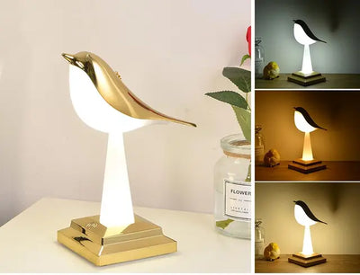 PlumeIlluminate Ekster Bird Table Lamp – Nature-Inspired Ambient Lighting