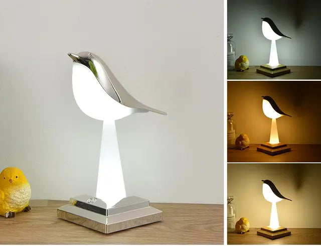 PlumeIlluminate Ekster Bird Table Lamp – Nature-Inspired Ambient Lighting