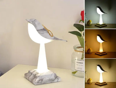 PlumeIlluminate Ekster Bird Table Lamp – Nature-Inspired Ambient Lighting