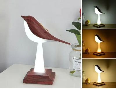 PlumeIlluminate Ekster Bird Table Lamp – Nature-Inspired Ambient Lighting