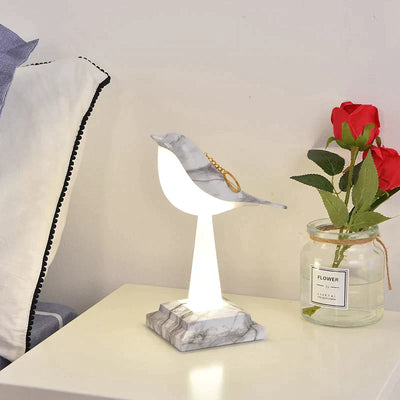 PlumeIlluminate Ekster Bird Table Lamp – Nature-Inspired Ambient Lighting