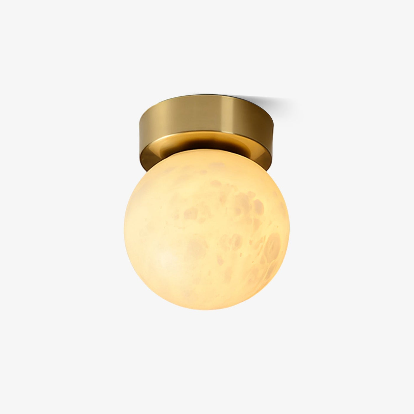Moon Glow Alabaster Ceiling Light – Elegant Illumination with a Celestial Touch
