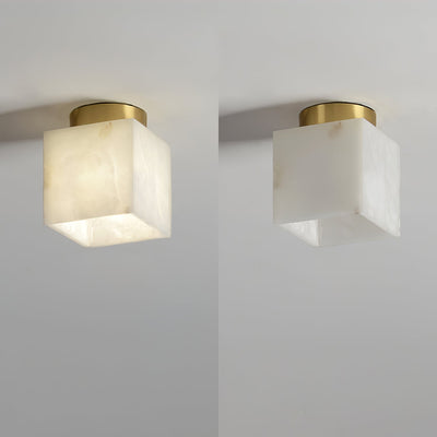Moon Glow Alabaster Ceiling Light – Elegant Illumination with a Celestial Touch