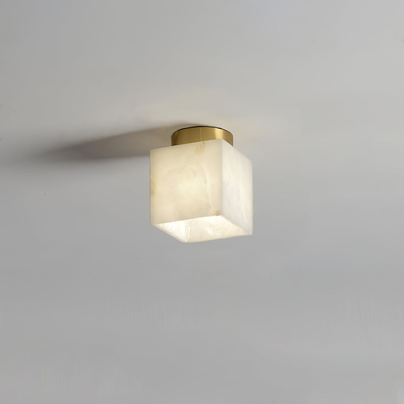 Moon Glow Alabaster Ceiling Light – Elegant Illumination with a Celestial Touch