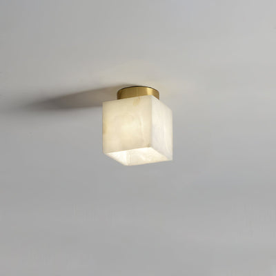 Moon Glow Alabaster Ceiling Light – Elegant Illumination with a Celestial Touch