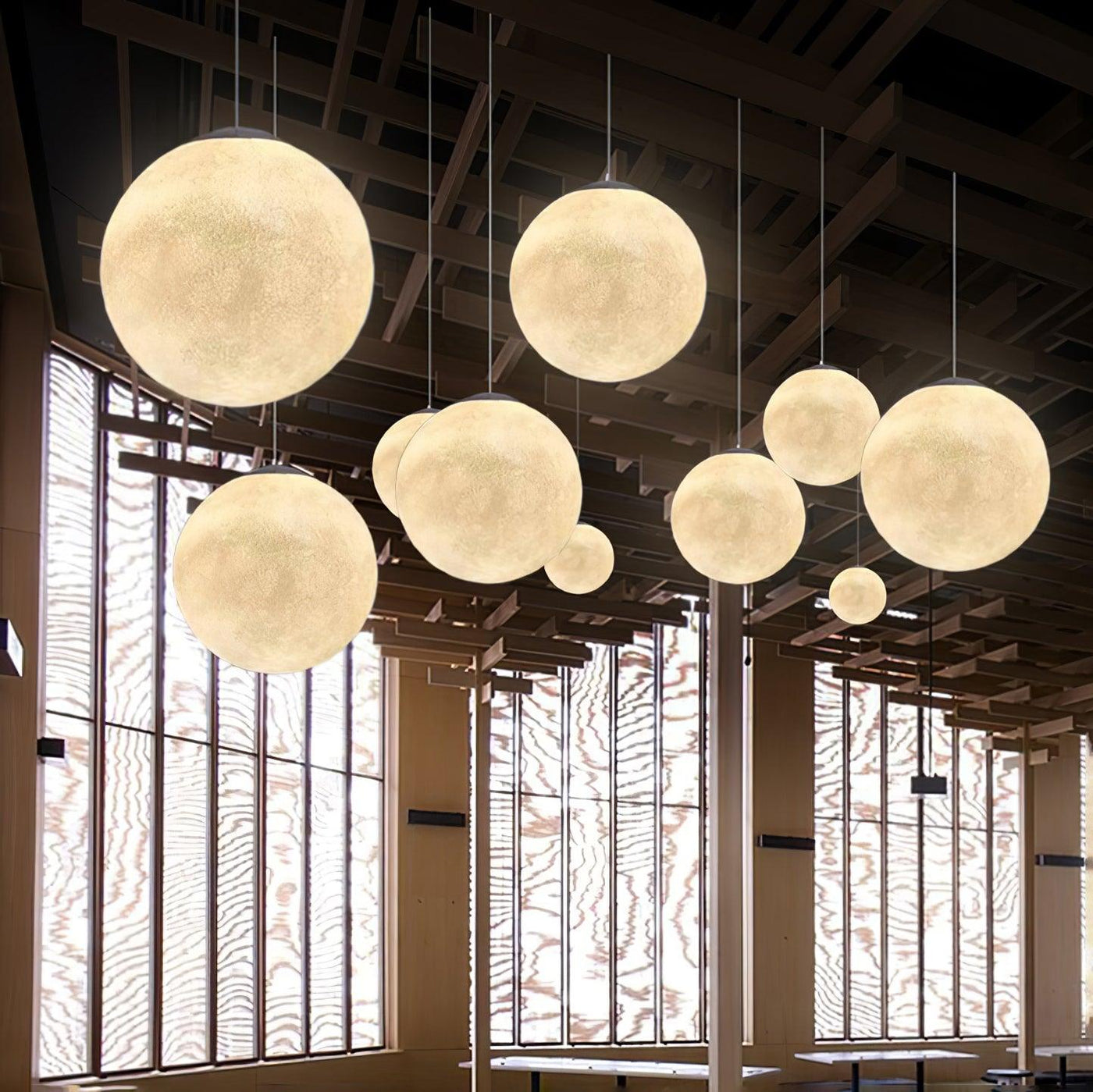 Moon Pendant Light – Celestial Glow for a Serene Atmosphere