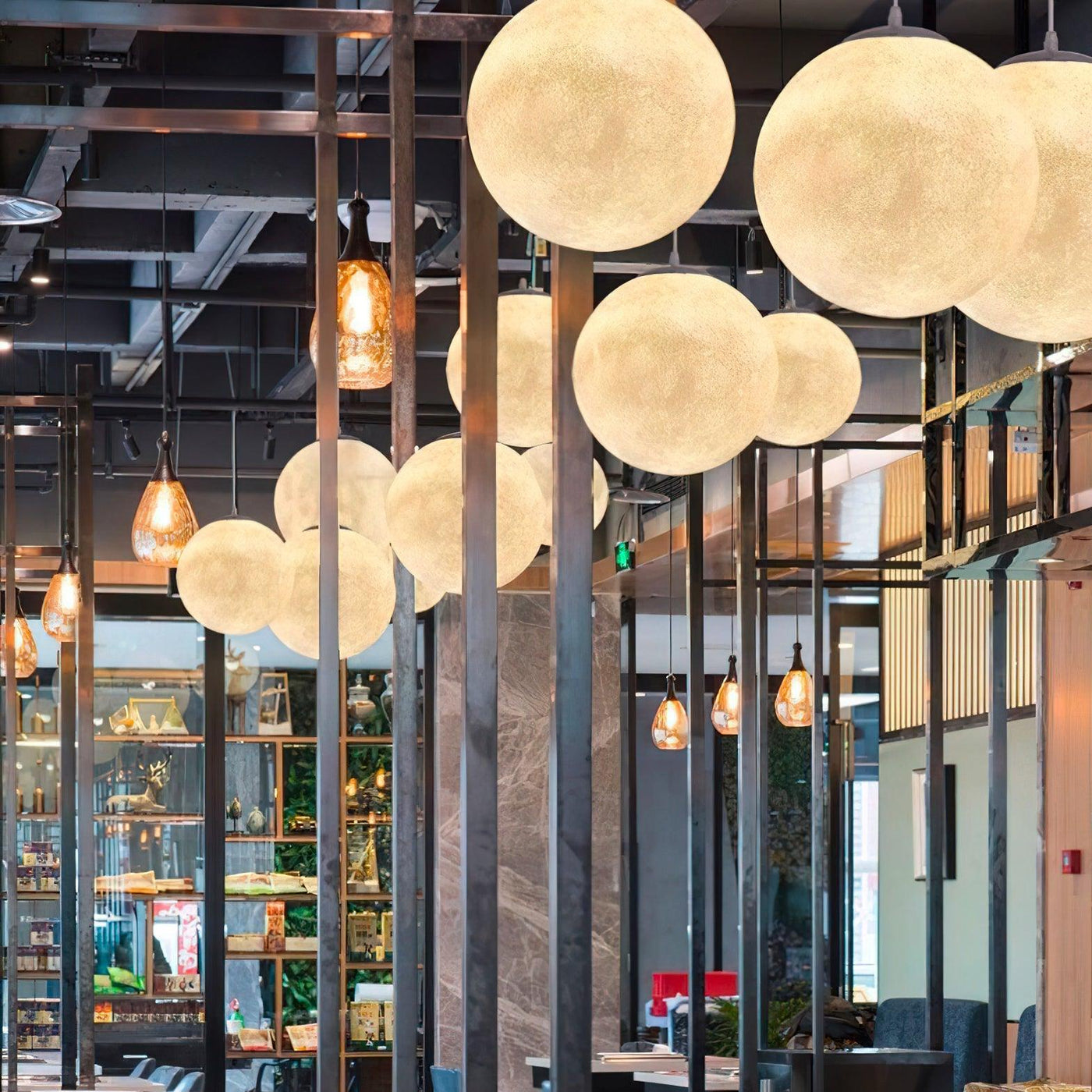 Moon Pendant Light – Celestial Glow for a Serene Atmosphere
