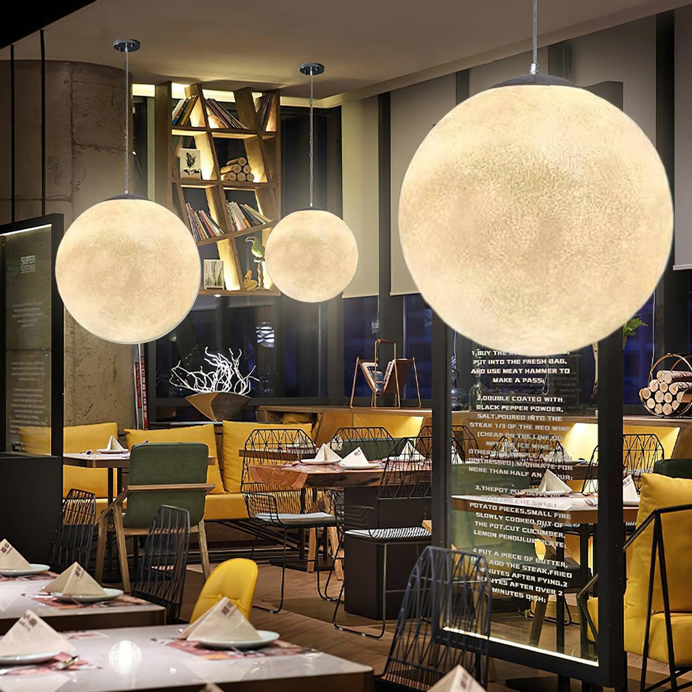Moon Pendant Light – Celestial Glow for a Serene Atmosphere
