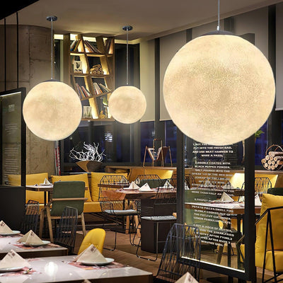 Moon Pendant Light – Celestial Glow for a Serene Atmosphere