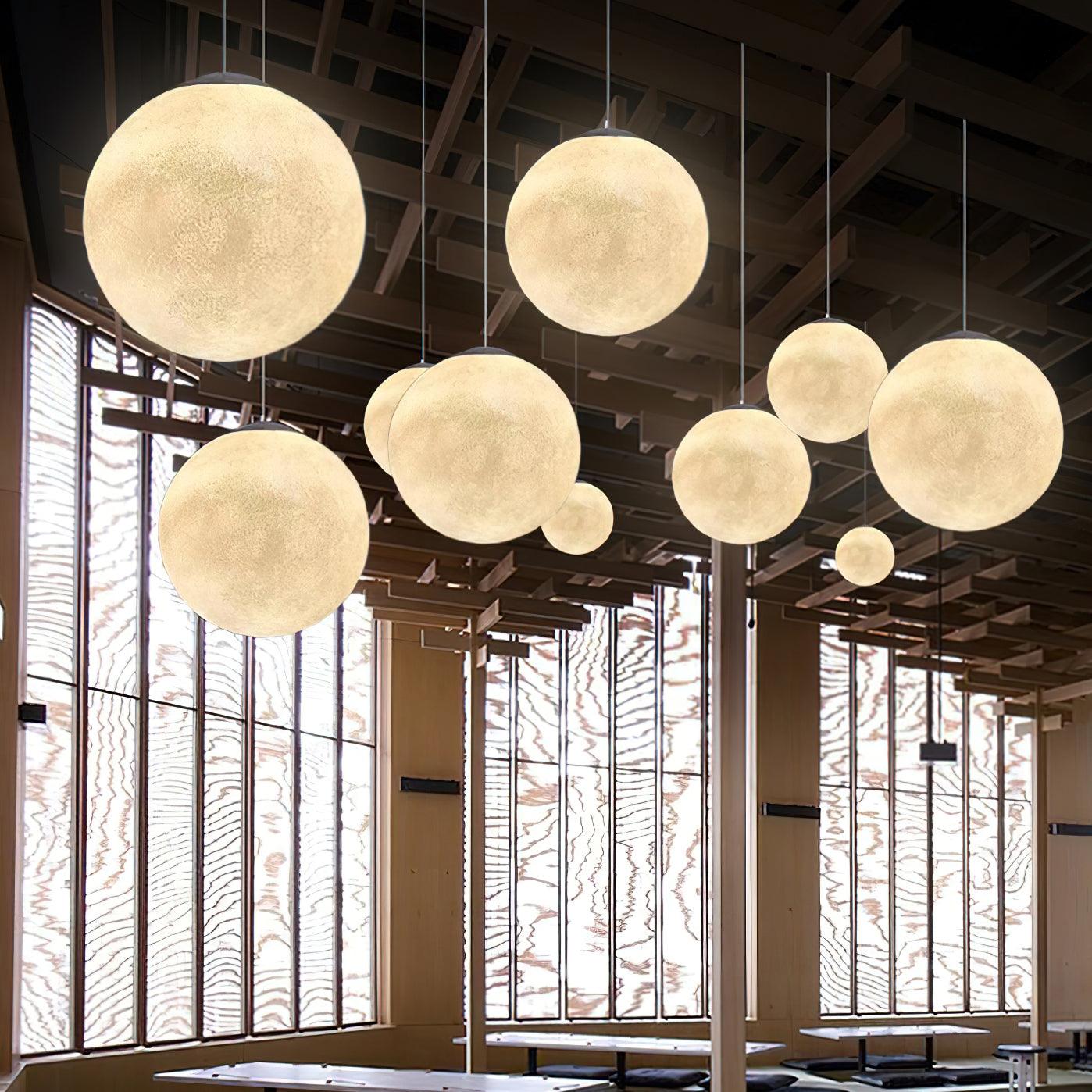 Moon Pendant Light – Celestial Glow for a Serene Atmosphere