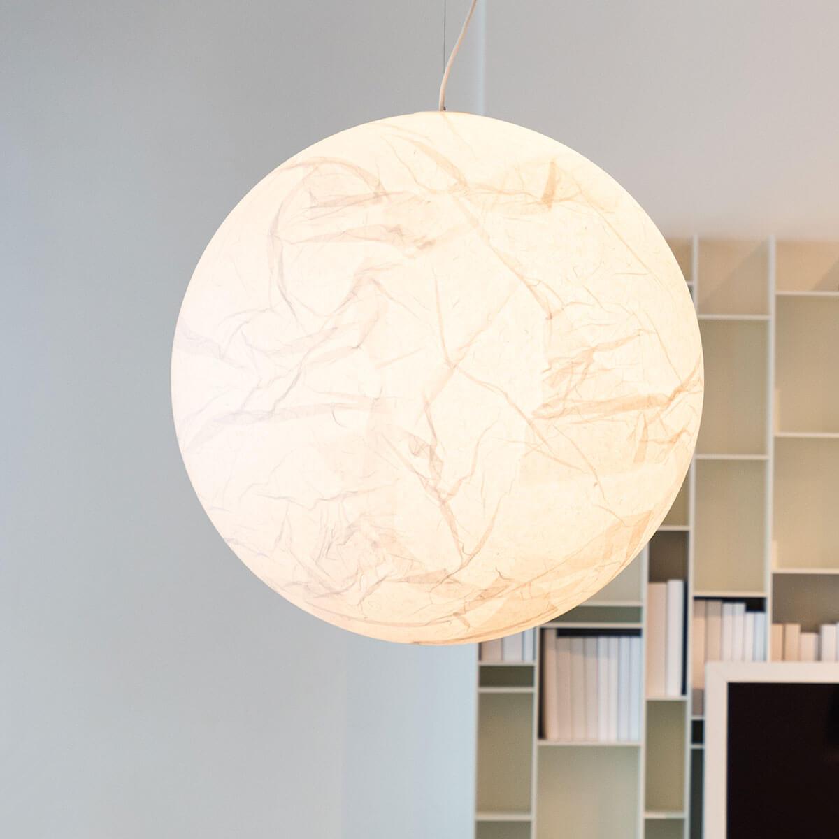 MoonSilk Pendant Light – Soft Lunar Glow with Elegant Silk Design